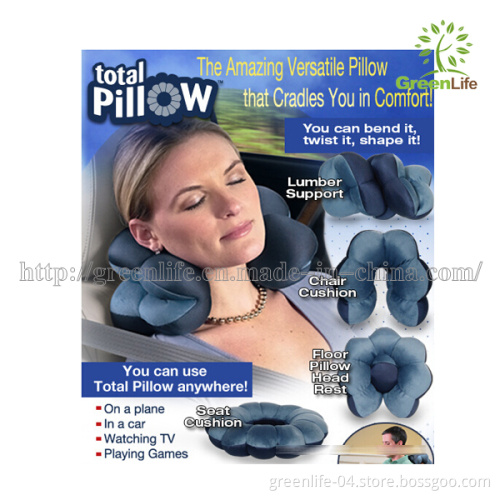 New Comfortable Total Pillow Amazing Versatile Neck Massage Plum Flower Pillow Popular in Insonesia